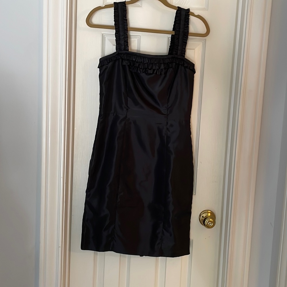 Betsey Johnson Ruffled Little Black Dress
